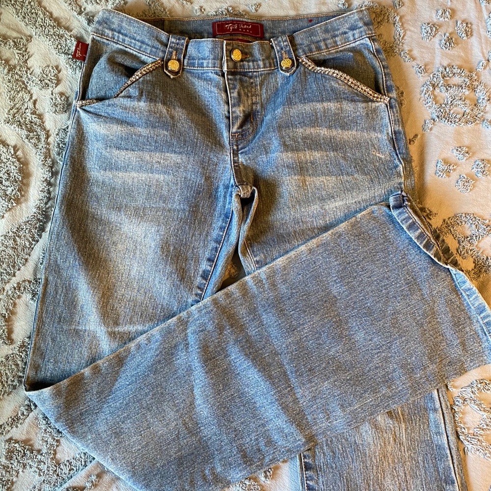 Vintage look wide leg jeans